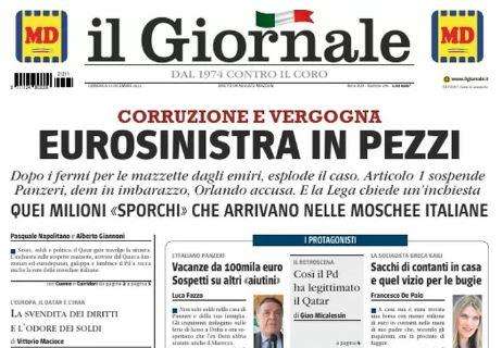 Il Giornale in apertura: "Il Marocco fa il miracolo e trasforma Milano in Rabat"