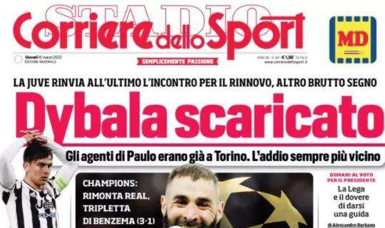 L'apertura del Corriere dello Sport: "Inter, solo lo scudetto"