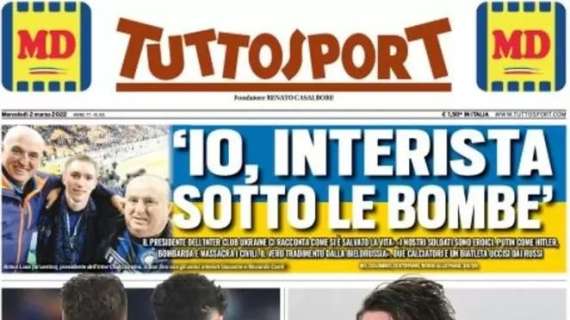 Tuttosport sul derby di Coppa Italia: "Vince San Siro" 