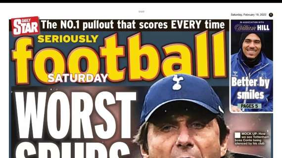 Il Daily Star "imbavaglia" Conte: "Worst Spurs gag ever"