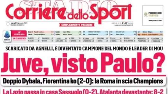 Il CorSport in apertura: "Pioli e Inzaghi, la coppa bollente". Derby decisivo... per chi perde