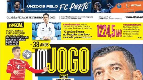 O Jogo: "Conceicao spera nel recupero di quattro giocatori per l'Inter"