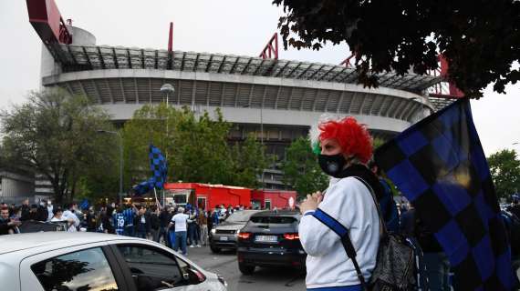 Festa scudetto Inter, fuori dal Meazza potranno esserci 4.500 persone
