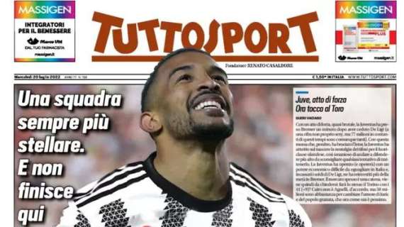 Tuttosport in prima pagina: "Zhang ed Elliott, quanti guai fra rimborsi e sequestri"