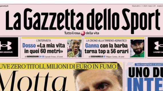"Inter tra Champions e Scudetto": le prime pagine dei quotidiani dell'11 marzo