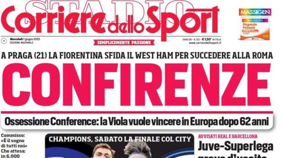 Il CorSport in apertura: "Guardiola punge l'Inter". Pep: "La storia non conta"