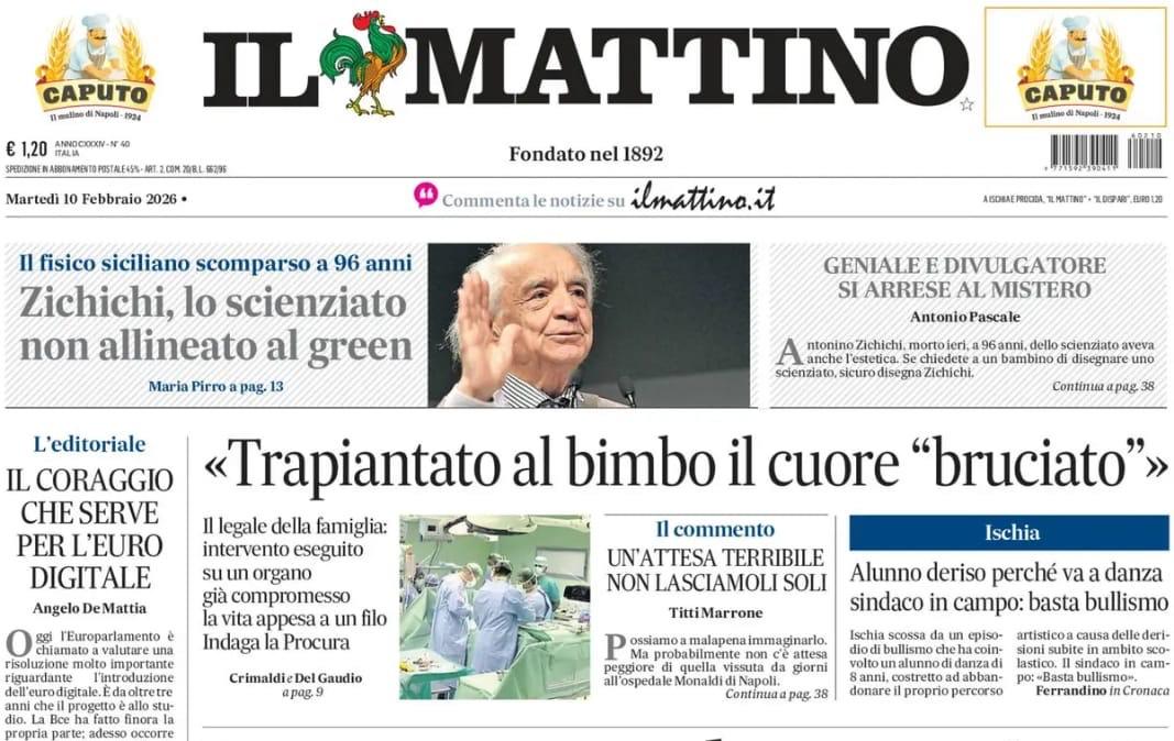 Il Mattino: "Napoli, una coppa che conta: Conte vuole regalarsi l'Inter"