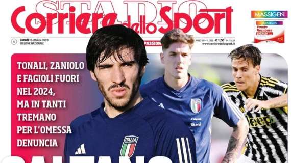 Domani Inghilterra-Italia, il Corriere dello Sport: "Spalletti prepara la sorpresa Frattesi"