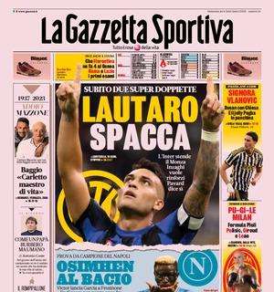 Lautaro e Osimhen subito padroni, inizia la Serie A. Le prime pagine del 20 agosto