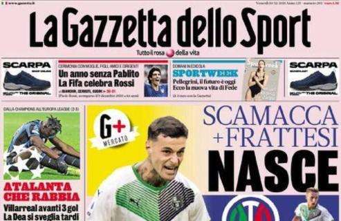 La prima pagina de La Gazzetta dello Sport: "Nasce l'ItalInter"