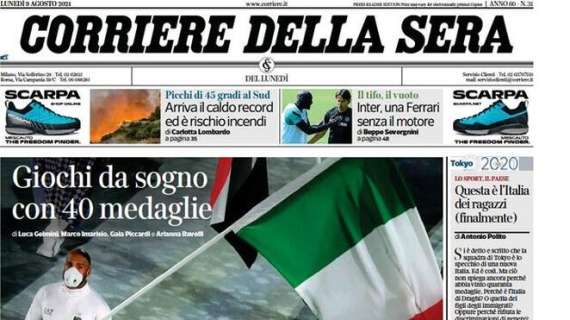 Corriere della Sera: "Assalto all'Inter. Il presidente contestato a Parma"