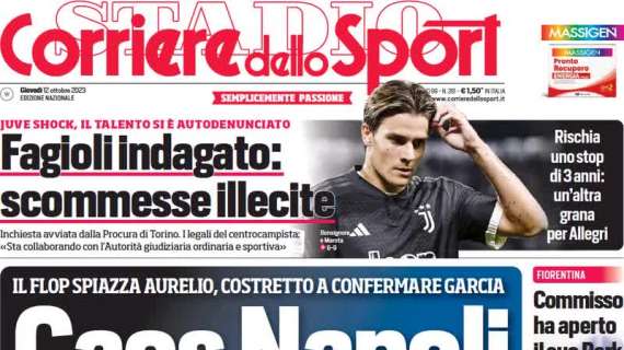 Terremoto estivo, Il Corriere dello Sport apre con Lukaku: "L'Inter? Se parlo io..."