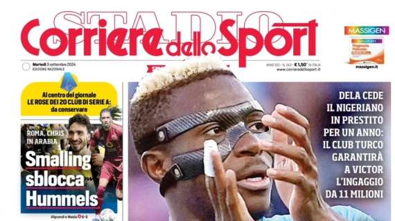 "È un’Inter double face": la prima pagina dell'edizione odierna del Corriere dello Sport