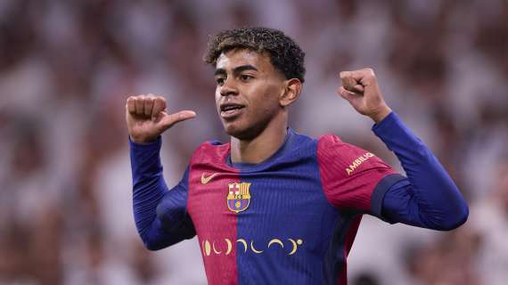 Il Barcellona la riapre, fa tutto da solo Yamal: 2-1 al 25'