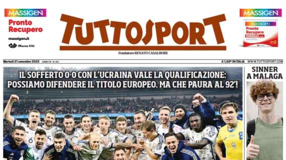 Locatelli, “giubbetto” anti-Inter: la prima pagina dell'edizione odierna di Tuttosport