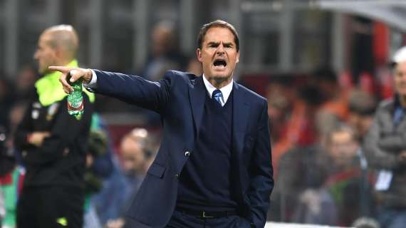 Inter-Juve a San Siro, l'unica gioia di Frank De Boer