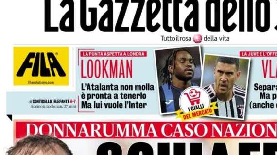 "Lookman, l'Atalanta non molla ma lui vuole solo l'Inter", la prima pagina de La Gazzetta dello Sport