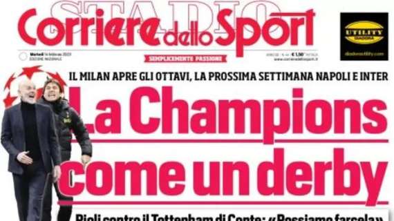 L'apertura del CorSport: "L'Inter litiga, Napoli a +15". Scintille tra Lukaku e Barella