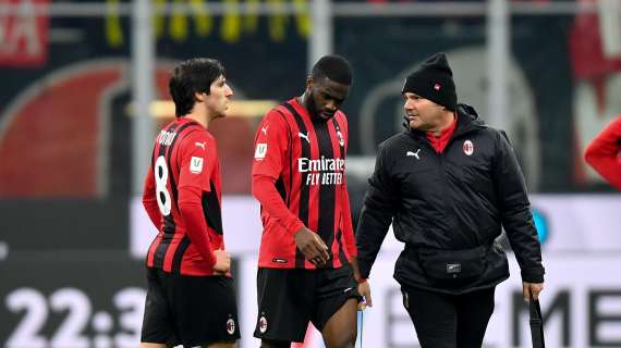 Milan, Tomori in forte dubbio per il derby: molto complicato vederlo in campo