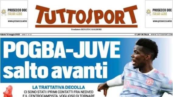 L'apertura di Tuttosport: "Pogba-Juve, salto avanti"
