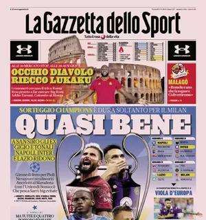 La Gazzetta apre: "Ultimo colpo, scatto per Klassen. Sorteggio Champions, l'Inter ride"