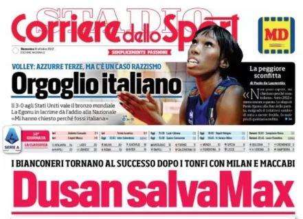 Il Corriere dello Sport: "Dzeko, il veterano per la riscossa"