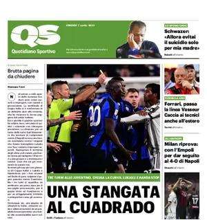 QS in apertura sulle decisioni di Juventus-Inter: "Stangata al Cuadrado"