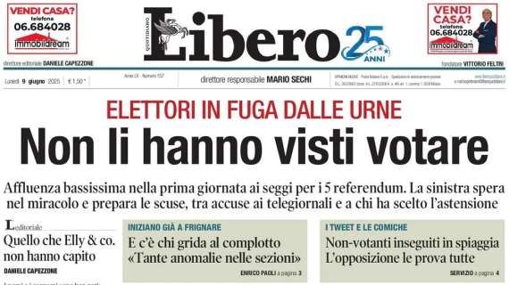 "Ne manca ancora uno": l'apertura di Libero sul caos Nazionale