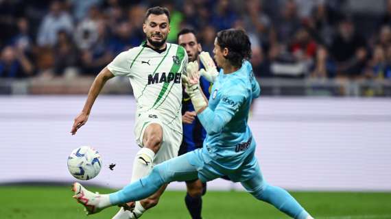 Erroraccio di Sommer, Bajrami esulta: 1-1 tra Inter e Sassuolo