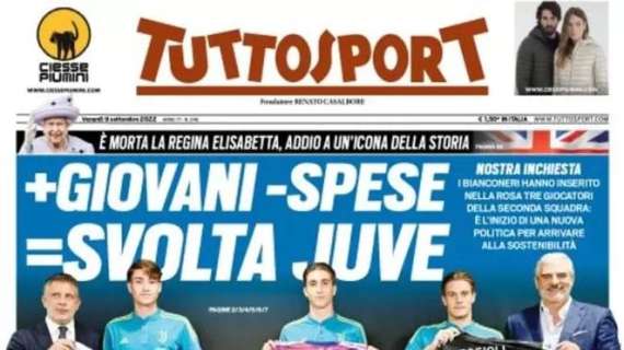 La prima pagina di Tuttosport: "Inzaghi si gioca l'Inter"