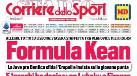 Rassegna stampa - Le prime pagine di venerdì 21 ottobre