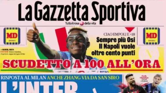 L'apertura della Gazzetta: "L'Inter si fa lo stadio". Anche i nerazzurri via da San Siro