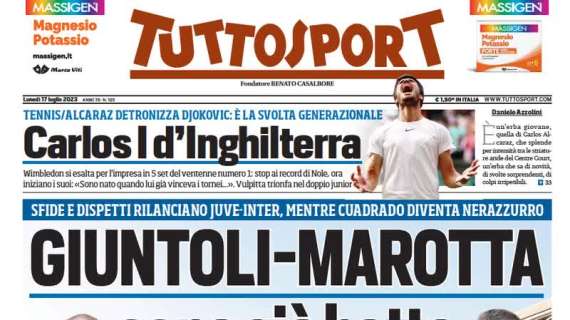 Tuttosport: "Giuntoli-Marotta, sono già botte". Sfide e dispetti rilanciano Juve-Inter