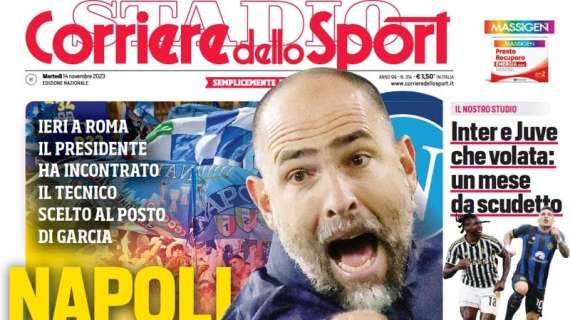 Il CorSport in apertura: "Inter, un mese da scudetto. Per Inzaghi 4 trasferte fino al 30 dicembre"
