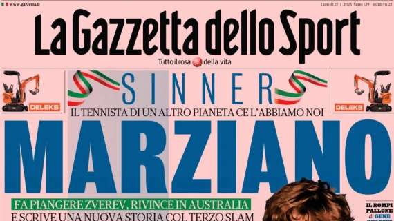 Rispostona Inter, poker al Lecce. Inzaghi pressa Conte: le prime pagine del 27 gennaio