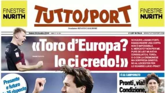 Tuttosport sull'Inter: "Lukaku gioca la tripla"