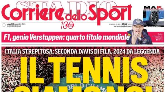 Sorpasso Napoli-Inter: "Era tutto scritto". La prima pagina del Corriere dello Sport