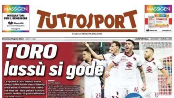 Tuttosport in apertura: "Juve, che rabbia"