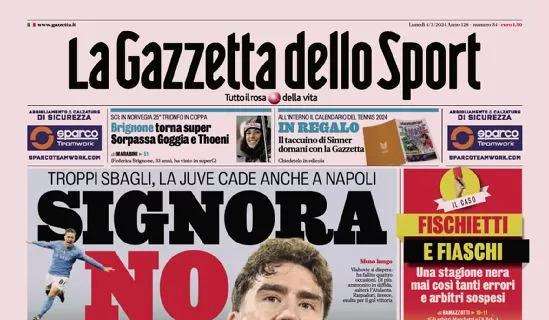 Stasera l'Inter vede... la stella. La prima pagina de La Gazzetta dello Sport 