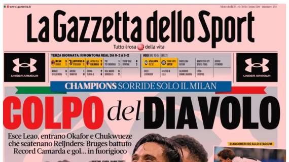 "Inter da super 8, con Taremi e Arnautovic nella corsa agli ottavi": l'apertura di Gazzetta dello Sport