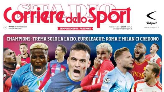 Il Corriere dello Sport in apertura sui sorteggi: "Si può fare"