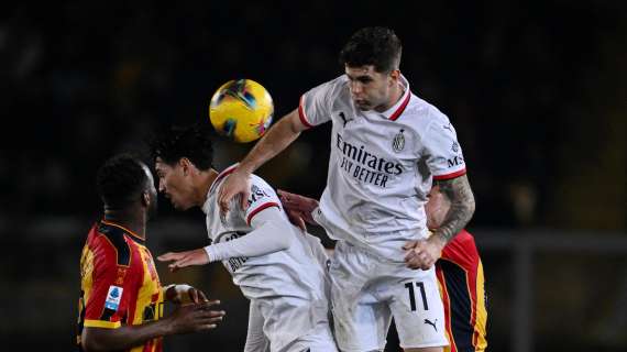 Pulisic tira fuori il Milan dal baratro. doppietta e vittoria in rimonta sul Lecce