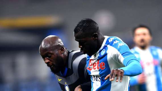 Lukaku sfida Koulibaly, La Gazzetta dello Sport: "Napoli-Inter, scontro gigante"