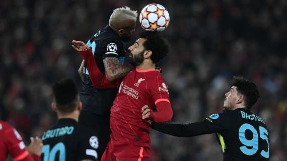 L'Inter non sfigura, Liverpool pericoloso ma impreciso: ad Anfield è 0-0 al 45'