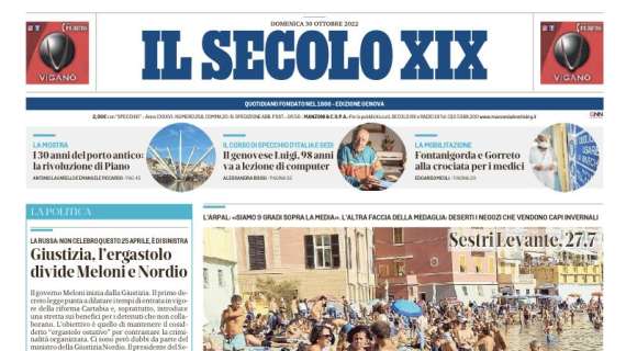 Il Secolo XIX elogia l'Inter: "È un martello, Samp battuta"