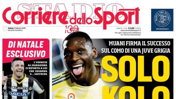 "Calha e la difesa, le spine di Inzaghi", la prima pagina del Corriere dello Sport