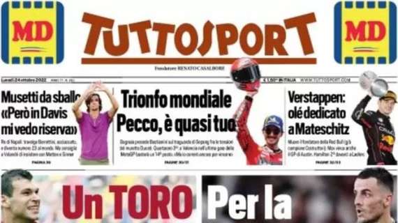 L'apertura di Tuttosport: "La Fiorentina vuole le scuse"