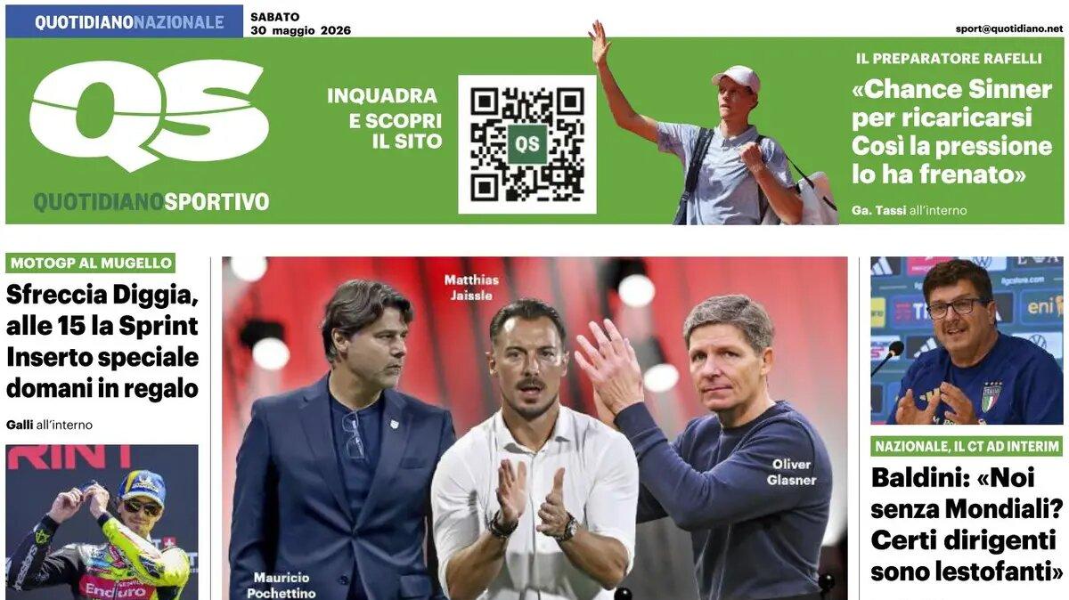 "Casting Milan, Ibra ha fretta. Bisseck e Bastoni nel mirino di Bayern e Real", la prima pagina del QS
