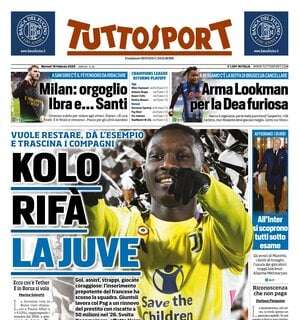 "Da Marotta a Inzaghi, tutti sotto esame": la prima pagina di Tuttosport