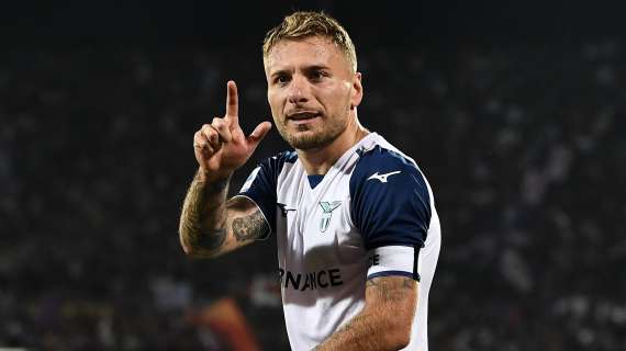 Lazio, ansia per Immobile: uscito dal campo per fastidio muscolare